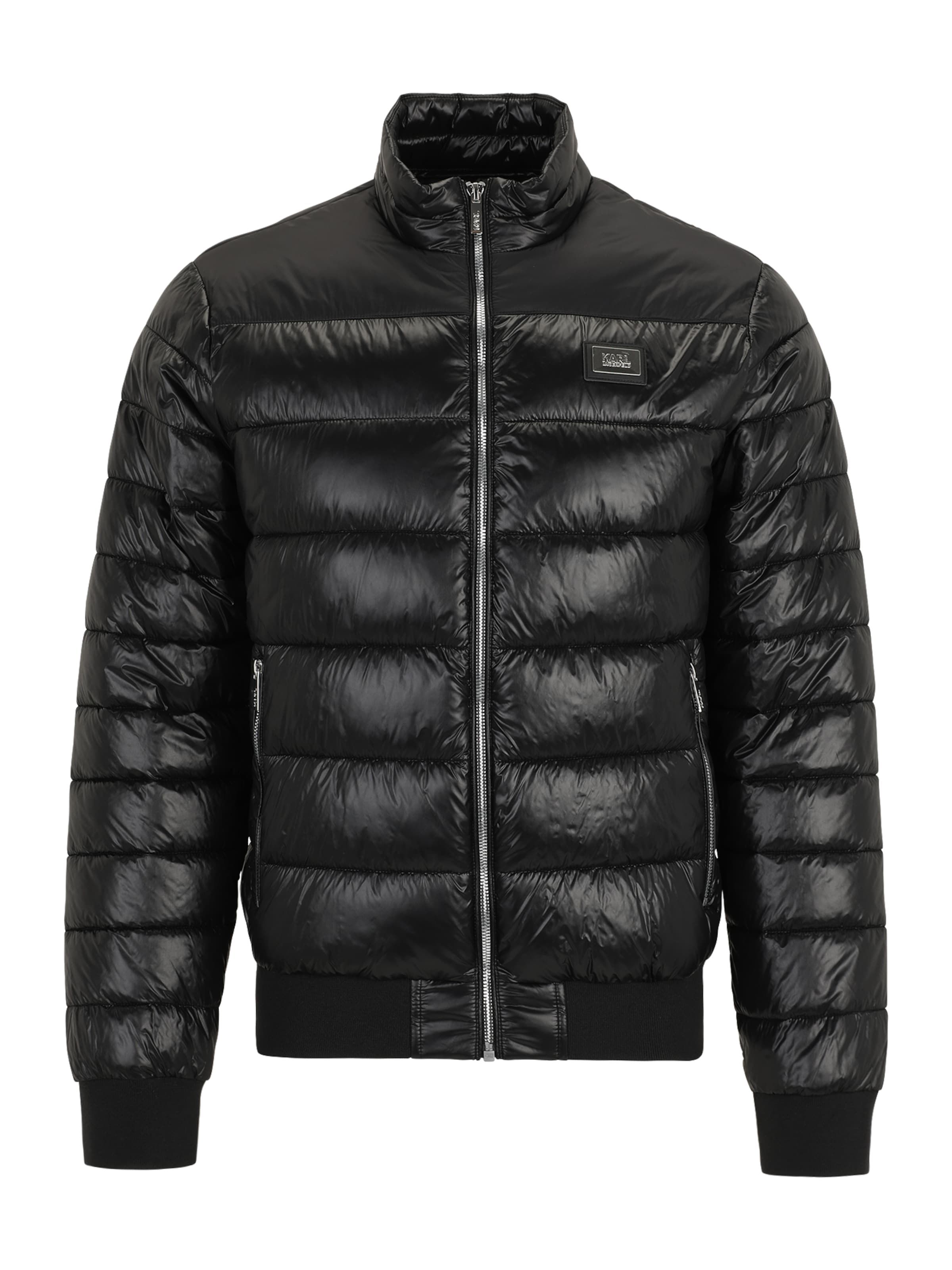 Karl Lagerfeld Зимно яке в черно: отпред