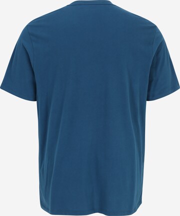 Jack & Jones Plus T-Shirt 'CARLO' in Blau