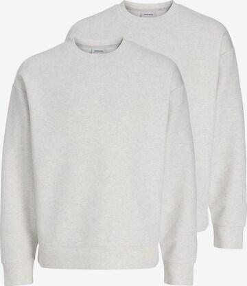 JACK & JONES Sweatshirt 'Barron' in White: front