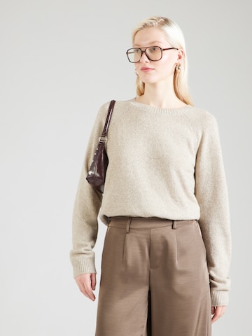 VERO MODA Sweter 'VMDOFFYSHINE' w kolorze beżowy: przód