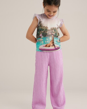 Top di WE Fashion in lilla