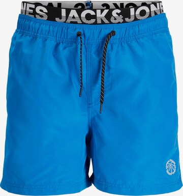 JACK & JONES Board Shorts 'Crete' in Blue: front