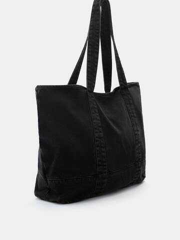 Pull&Bear Torba shopper w kolorze czarny