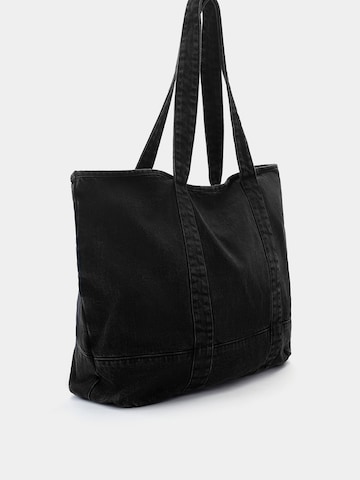 Pull&Bear Shopper táska - fekete