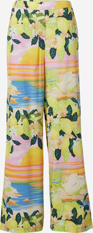 Wide Leg Pantalon 'Corina' EDITED en mélange de couleurs : devant