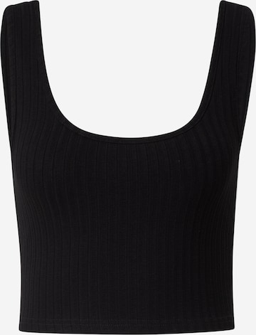 A LOT LESS Top 'Chelsea' in Black: front