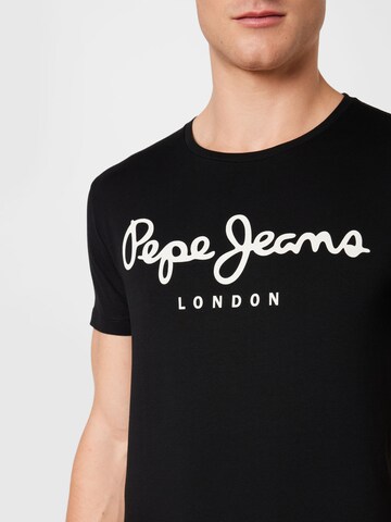Pepe Jeans - Camiseta en negro