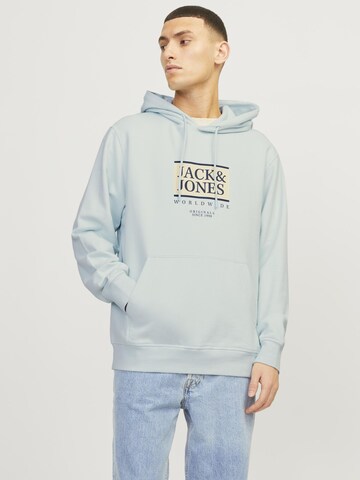 Sweat-shirt JACK & JONES en bleu : devant