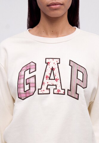 Gap Petite Sweatshirt 'Heritage' in Beige