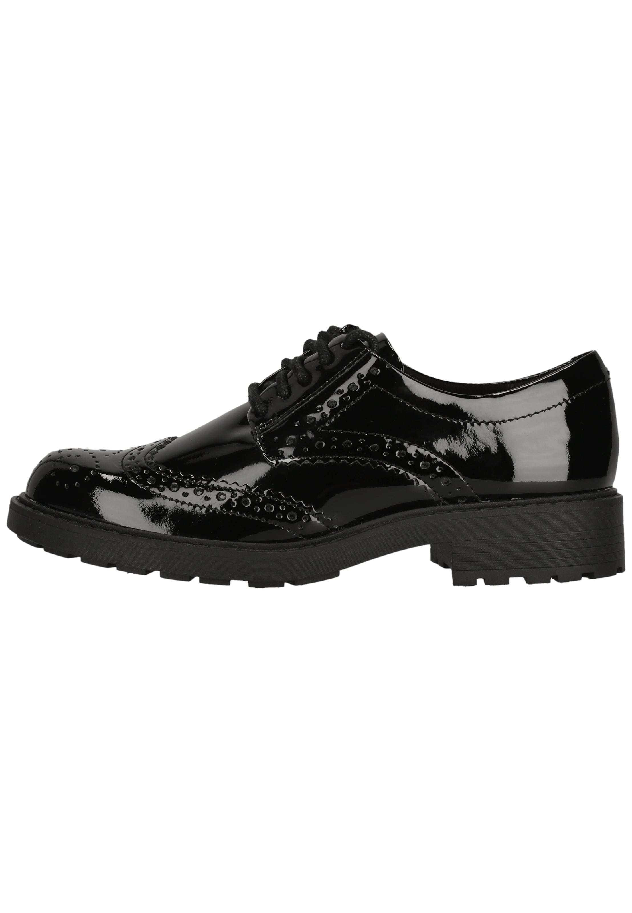CLARKS Lace-up shoe 'Orinoco2 Limit Black Pat' in Black