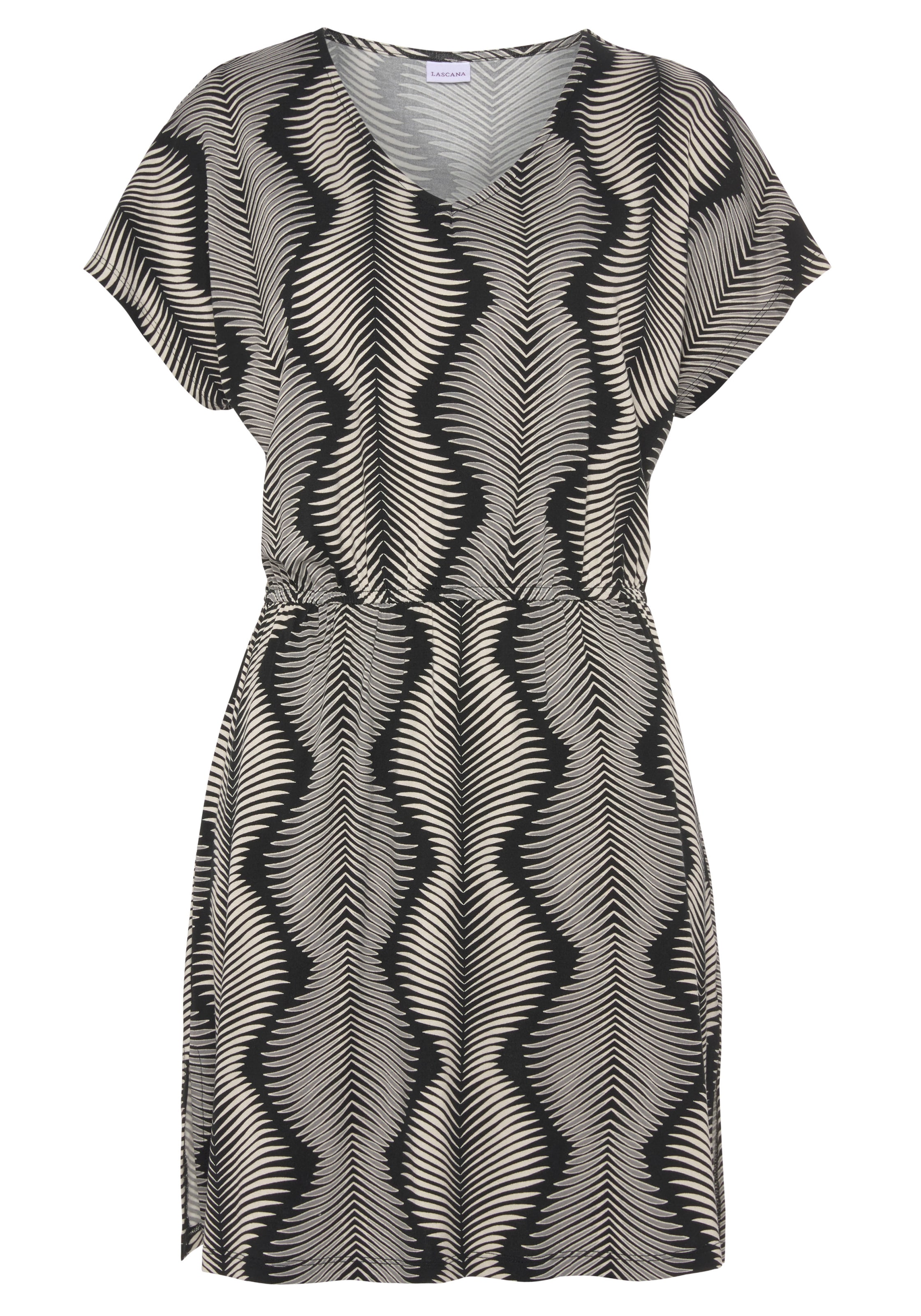 LASCANA Nočná košieľka - Sivá: predná strana