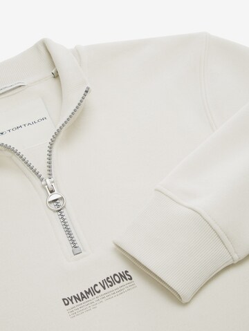 TOM TAILOR - Sudadera en blanco