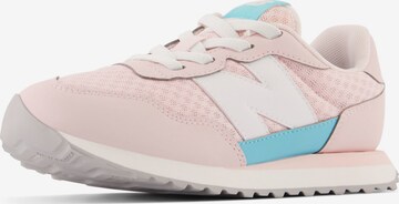 Baskets '237 Bungee Lace' new balance en rose : devant