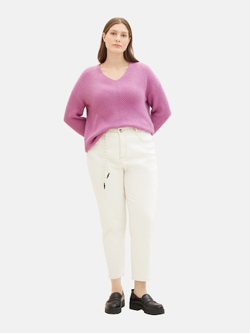 Tom Tailor Women + Sweater in Purple