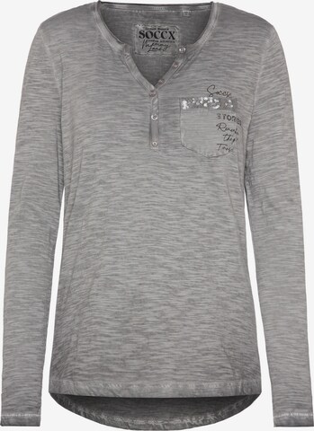 Soccx Shirt in Grey: front