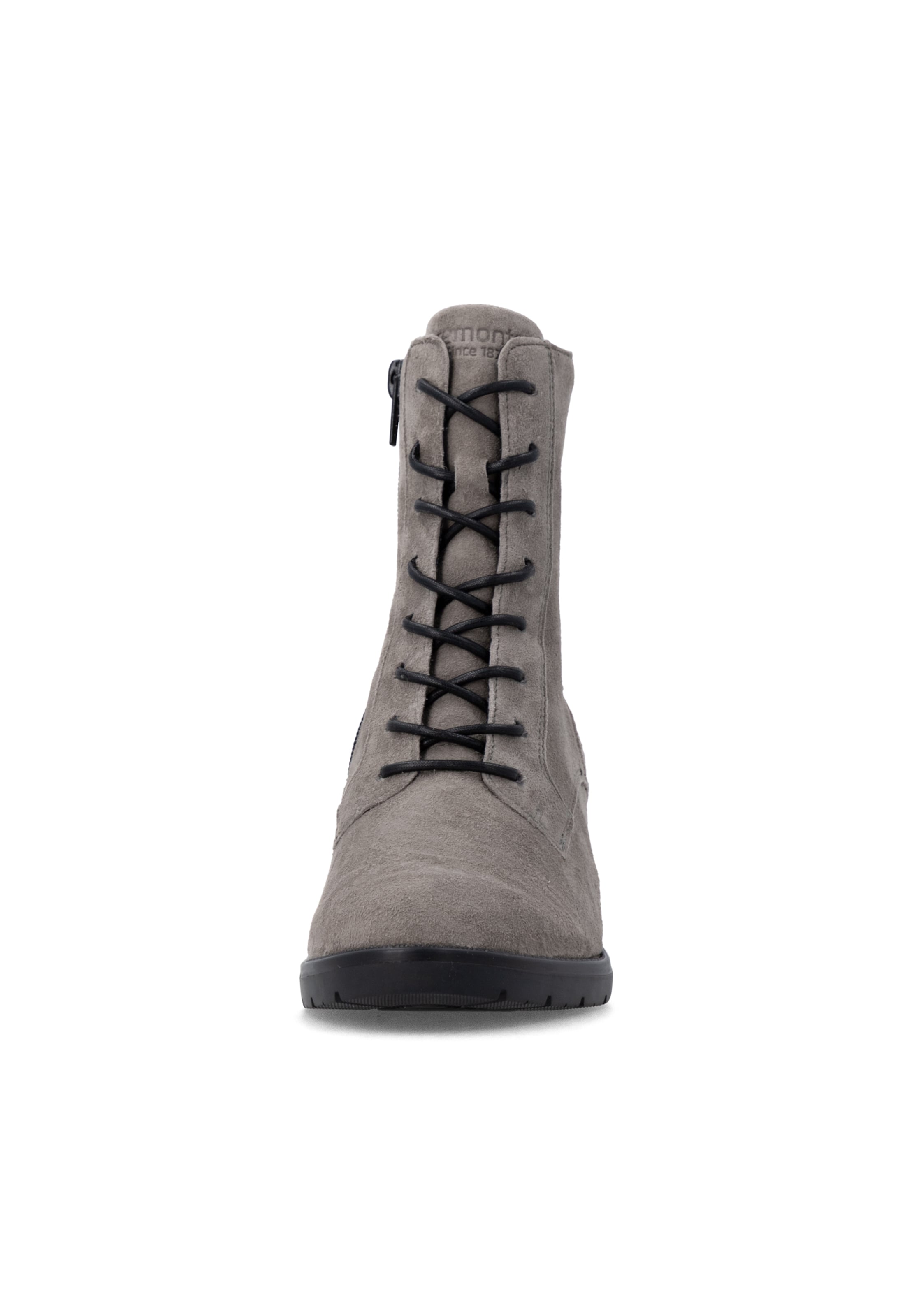 REMONTE Lace-up bootie 'D2A80' in Grey