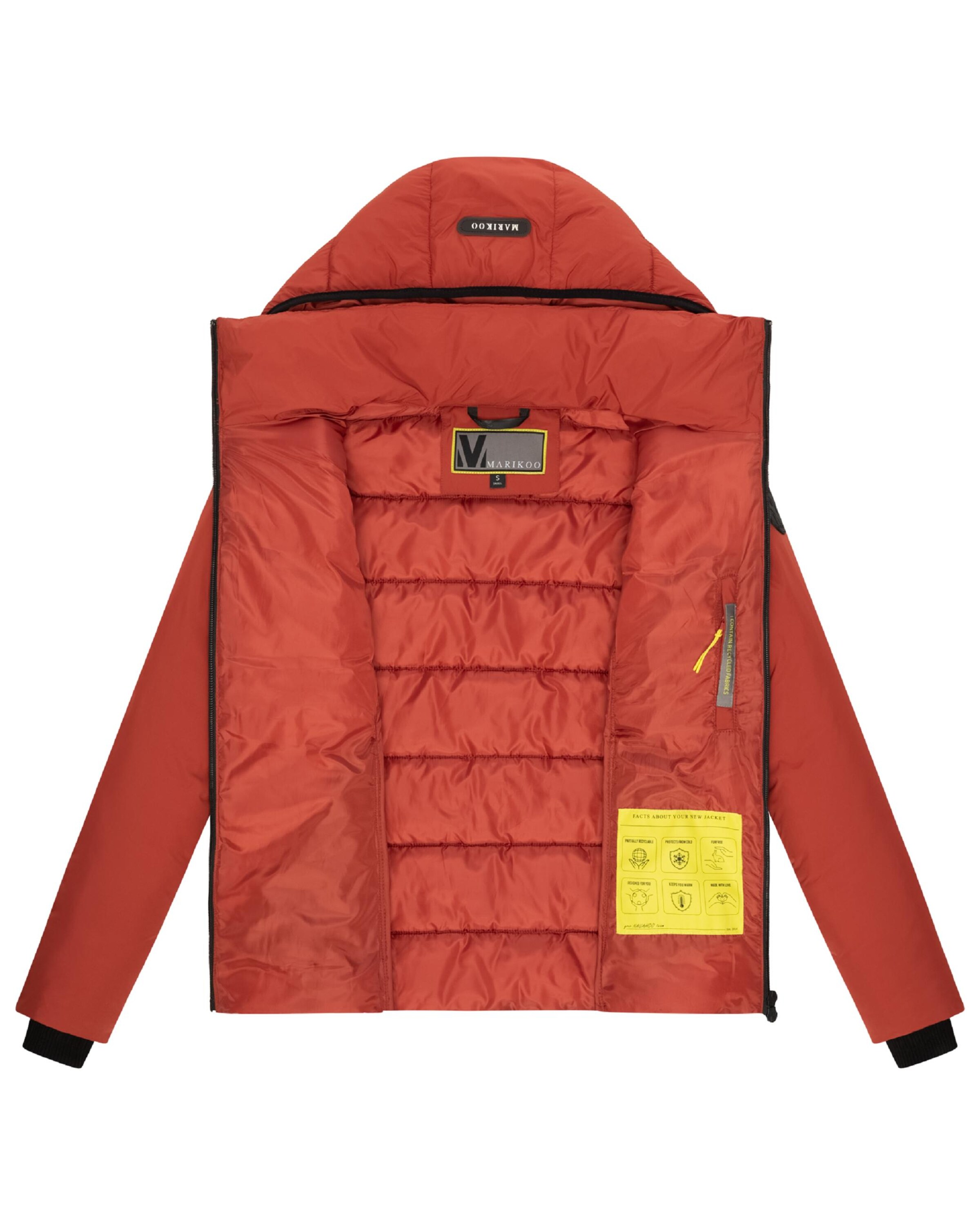 Giacca invernale 'Radaa 16' di MARIKOO in rosso