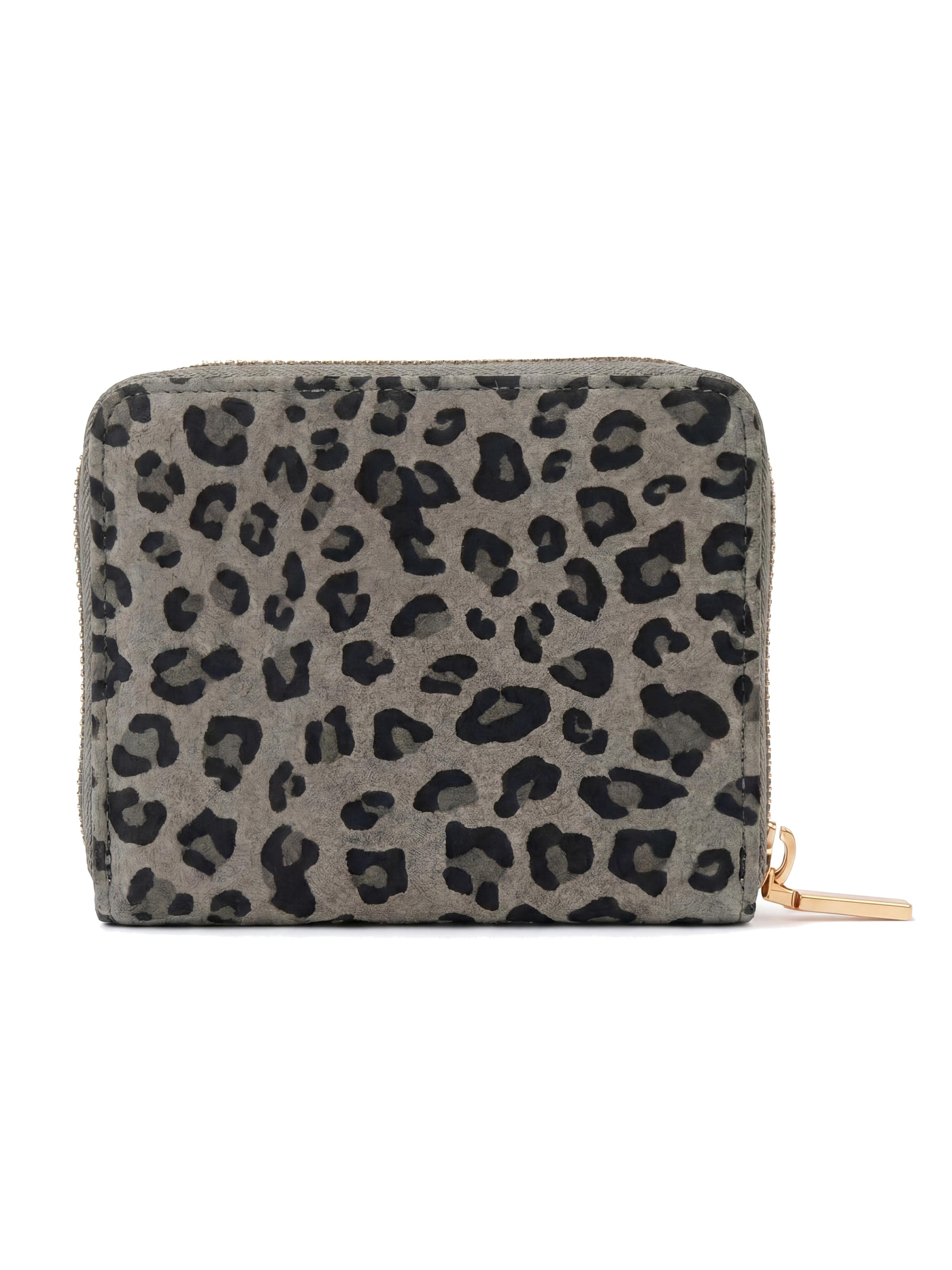 MILLYMILK® Wallet 'SAVANA SMALL' in Grey: front