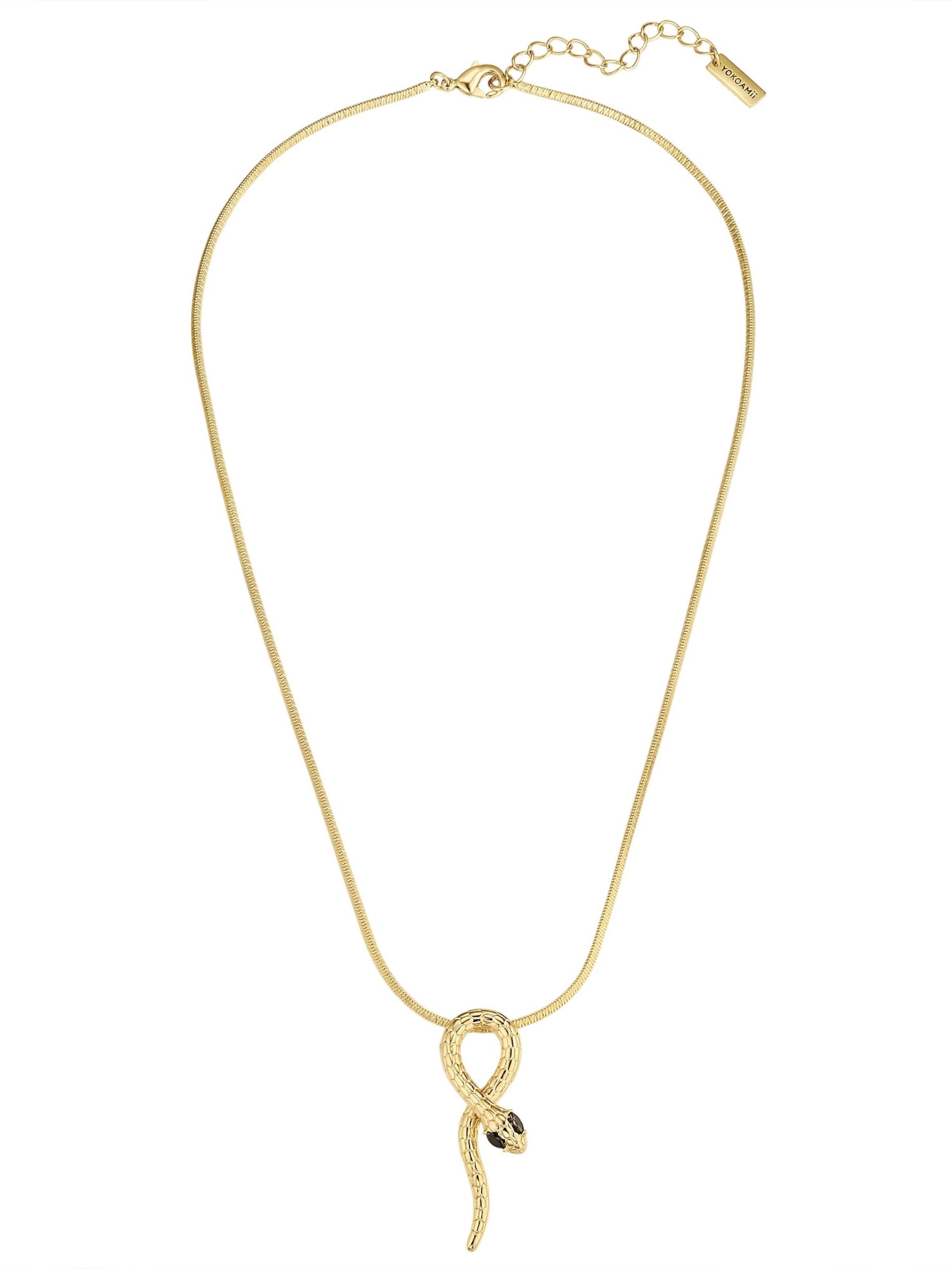 Yokoamii Necklace in Gold: front