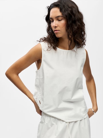 OBJECT Bluzka 'OBJMADIA' w kolorze biały