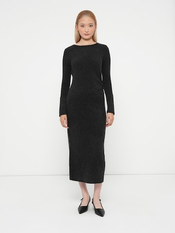 juoda VERO MODA Megzta suknelė 'VMHANZO': priekis