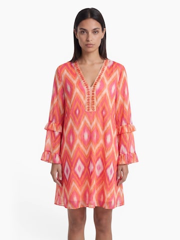 Ana Alcazar Dress ' Dorilax ' in Orange: front