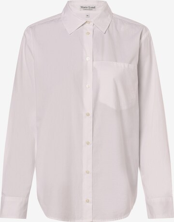 Marie Lund Blouse in White: front