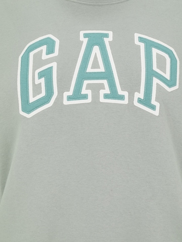 Gap Petite Sweatshirt 'HERITAGE' in Green