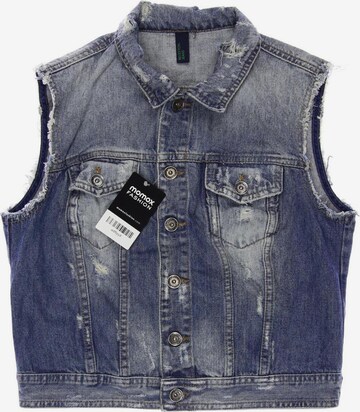 UNITED COLORS OF BENETTON Vest in M in Blue: front
