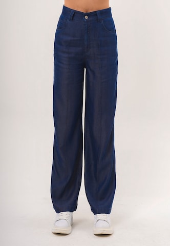 FRESHLIONS Regular Broek 'Giona' in Blauw: voorkant