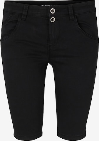 TOM TAILOR Slimfit Jeans 'Alexa' in Zwart: voorkant