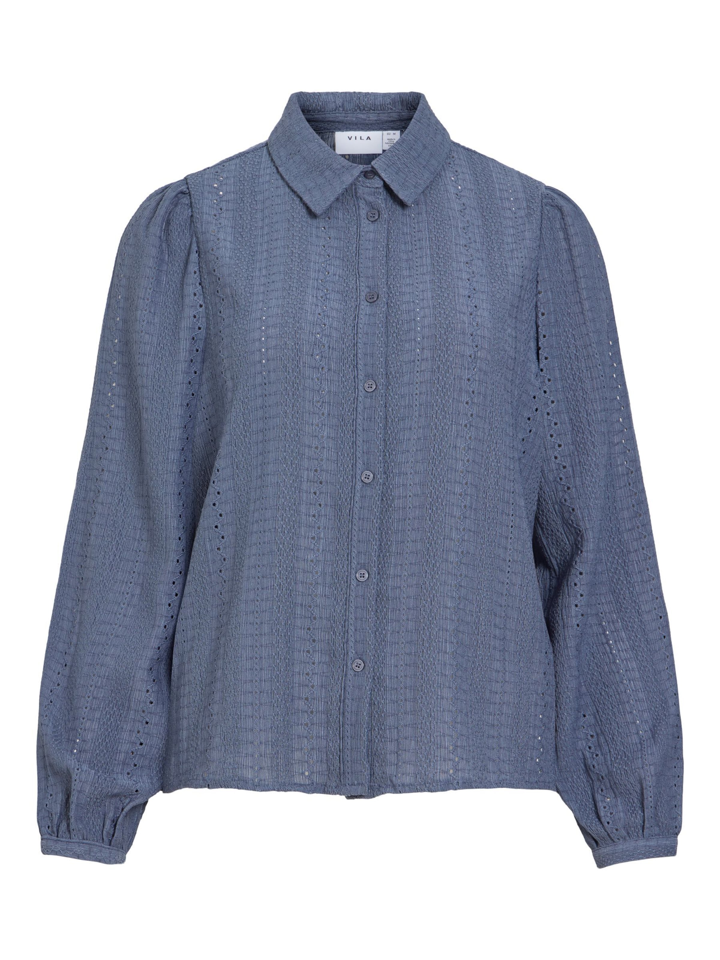 VILA - Blusa 'ZANIA' en azul: frente