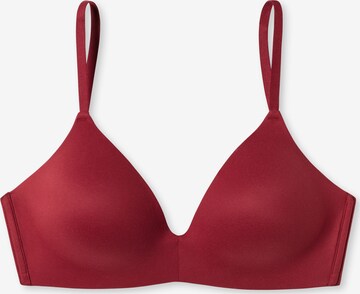 SCHIESSER Regular Bra 'Invisible Soft' in Red: front