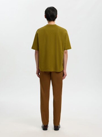 T-Shirt SELECTED en vert