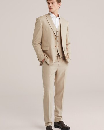 Slimfit Pantaloni con piega frontale di WE Fashion in beige