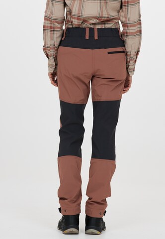 Whistler Regular Workout Pants 'Kodiak' in Brown