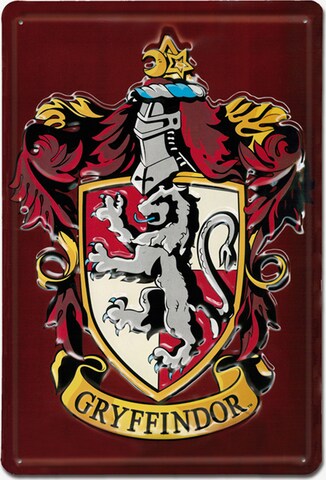 LOGOSHIRT Blechschild 'Harry Potter Gryffindor Classic' in Mischfarben: predná strana