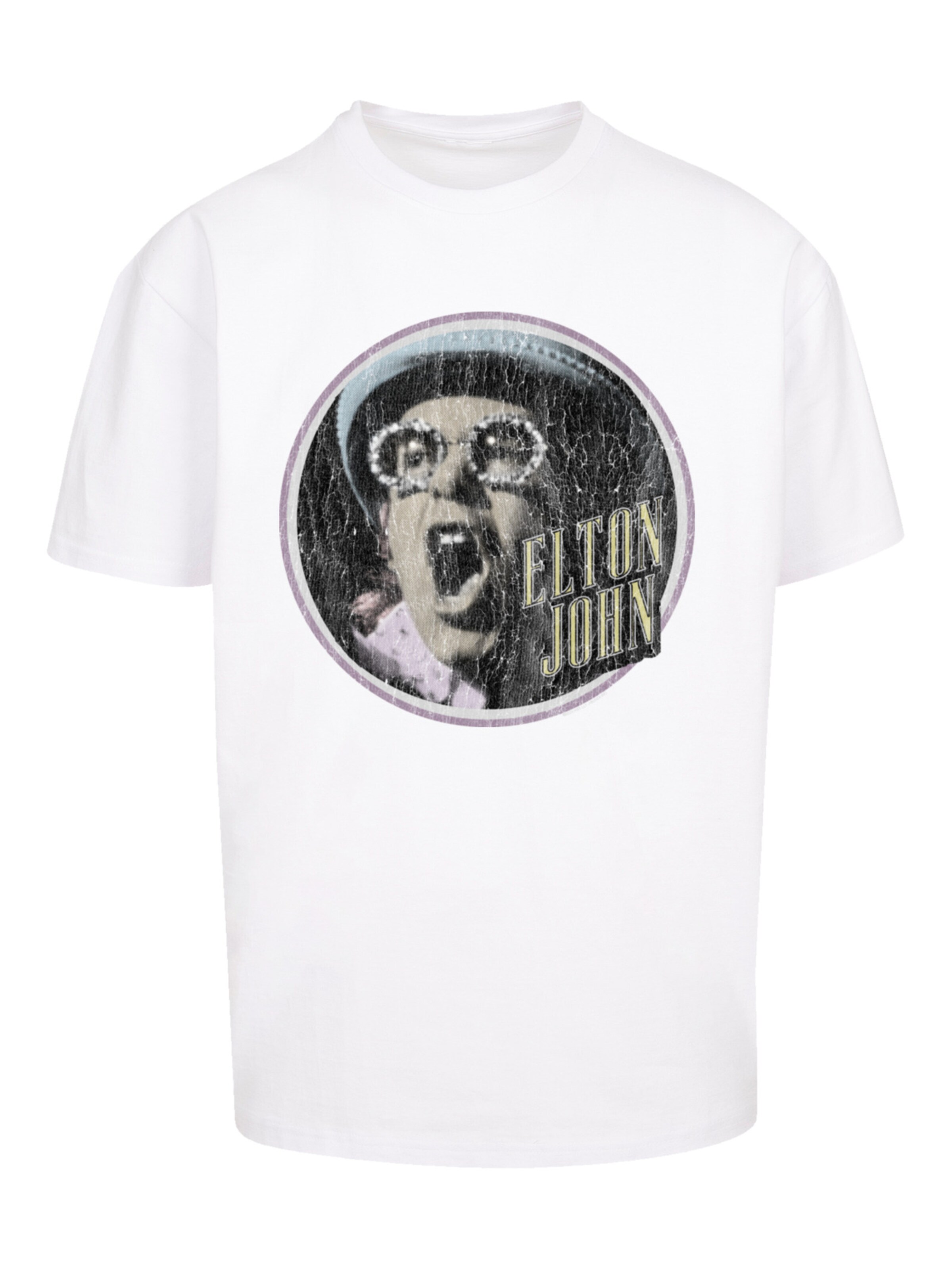 T-Shirt F4NT4STIC en blanc : devant