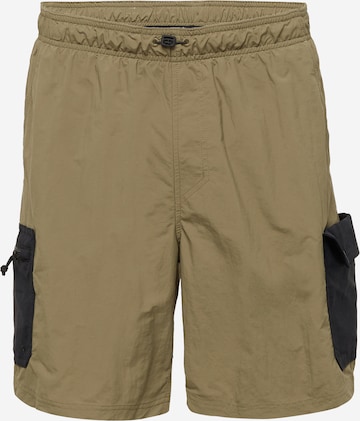 COLUMBIA Regular Outdoor trousers 'Summerdry' in Green: front