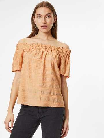 b.young Blouse 'IMILO' in Brown: front