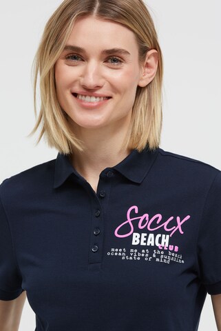 Soccx Shirt in Blau