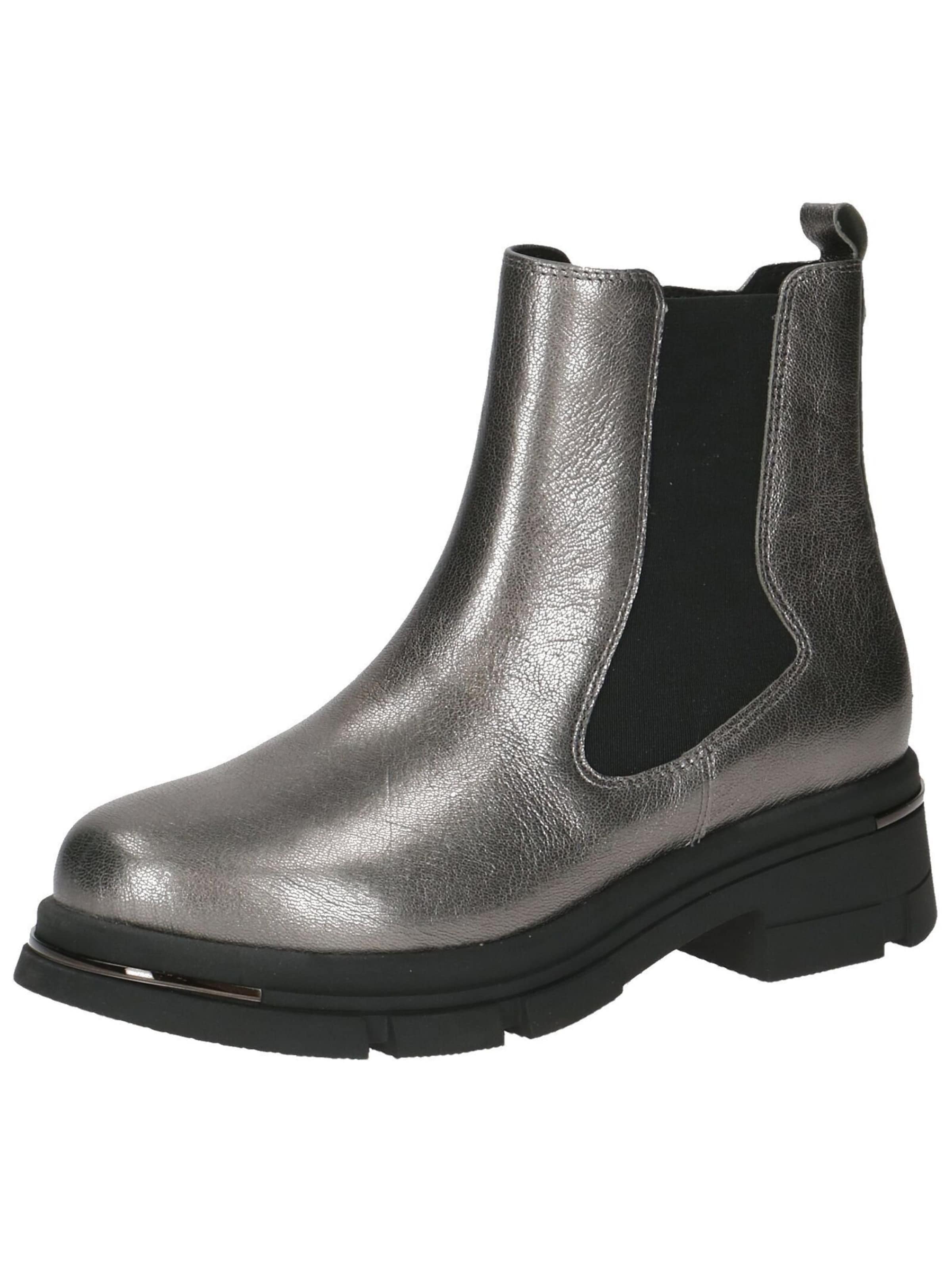 Boots chelsea di CAPRICE in argento: frontale