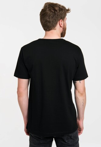 LOGOSHIRT Shirt 'Krieg der Sterne' in Black