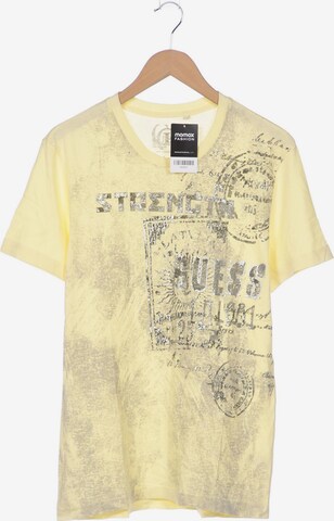 GUESS T-Shirt L in Gelb: predná strana