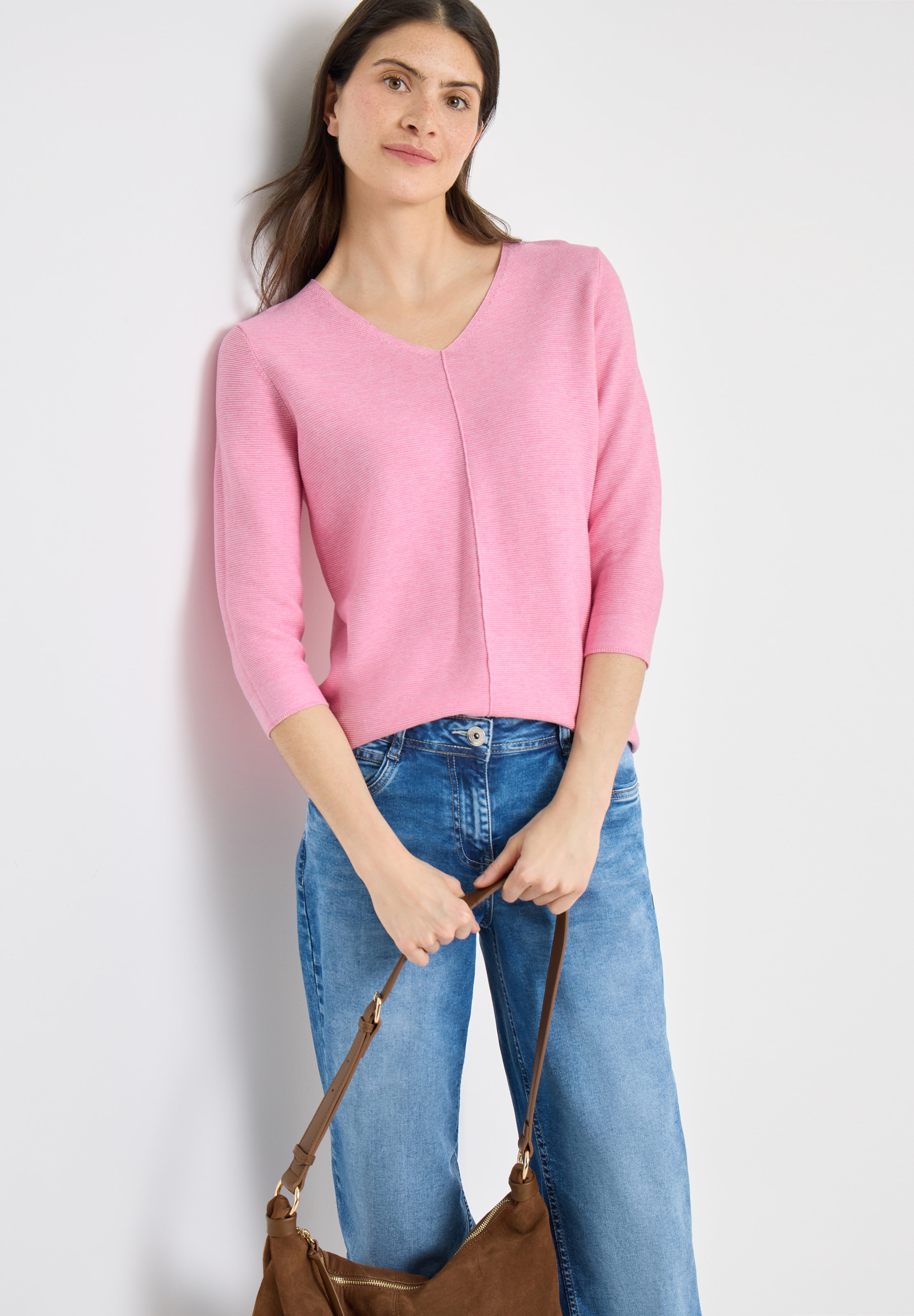 CECIL Pullover in Pink: Vorderseite
