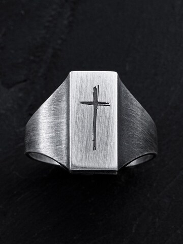 REYTEL Ring 'CROS PATH' in Silver