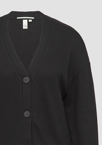 QS Gebreid vest in Zwart