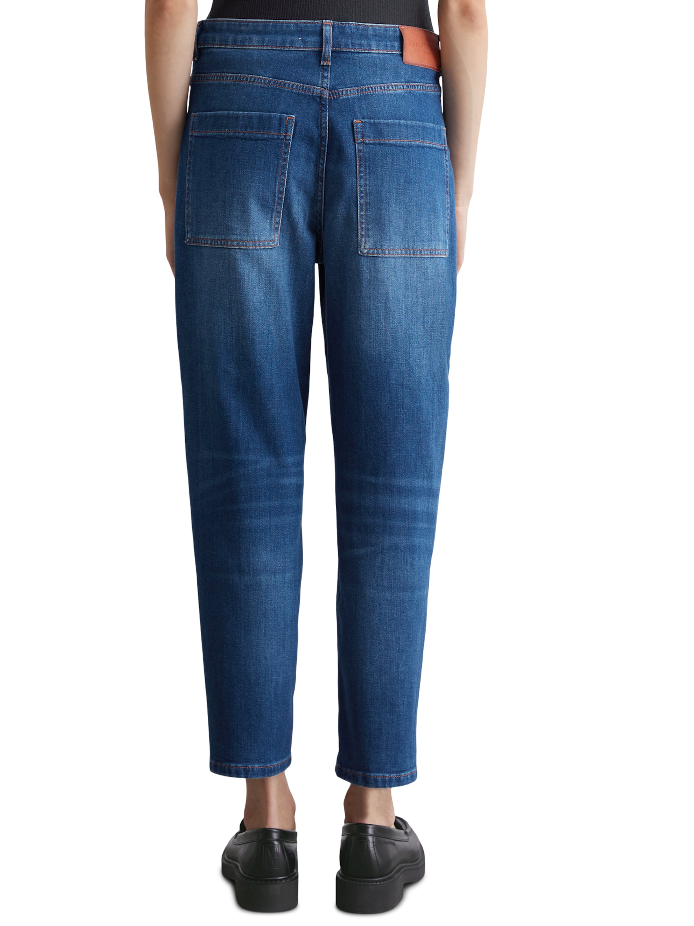 Marc O'Polo Конический (Tapered) Джинсы 'Iva' в Синий