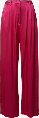 Bardot Wide leg Pleat-Front Pants 'LENA' in Pink: front