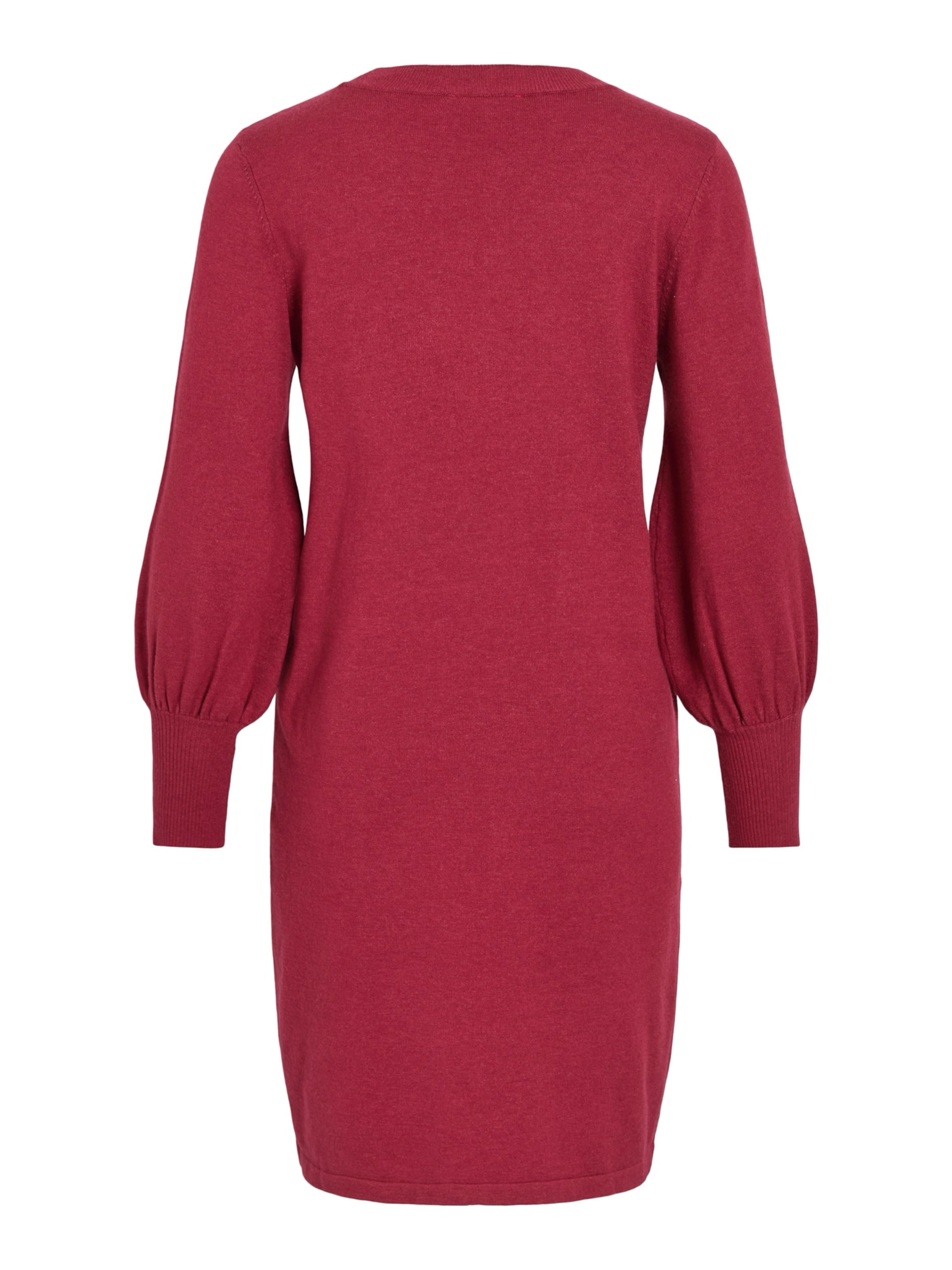 VILA Πλεκτό φόρεμα 'VIKERRY' σε κόκκινο